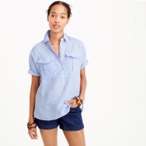 J. Crew Irish Linen shirt size 8P